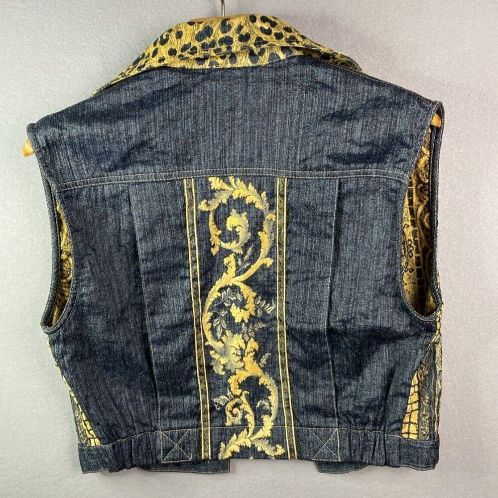Vintage Opal Lorraine Wardy Vest Women Size M Cowgirl Boho Retro 1980s USA Texas - Picture 10 of 15